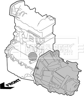 Borg & Beck BEM4440 - Sospensione, Motore autozon.pro