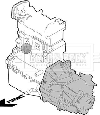 Borg & Beck BEM4423 - Sospensione, Motore autozon.pro