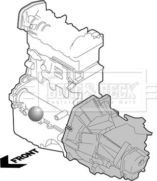 Borg & Beck BEM4094 - Sospensione, Motore autozon.pro