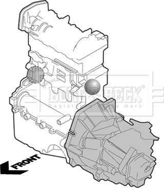 Borg & Beck BEM4059 - Sospensione, Motore autozon.pro