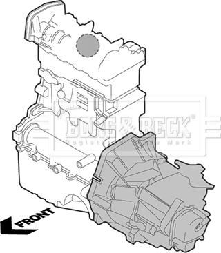 Borg & Beck BEM4005 - Sospensione, Motore autozon.pro