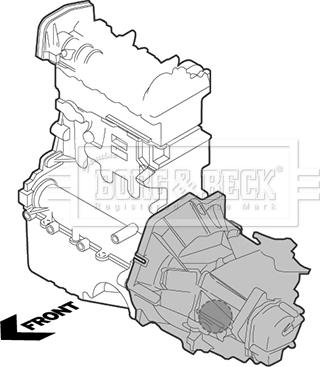 Borg & Beck BEM4342 - Sospensione, Motore autozon.pro