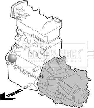 Borg & Beck BEM4301 - Sospensione, Motore autozon.pro