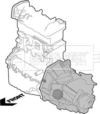 Borg & Beck BEM4326 - Sospensione, Motore autozon.pro