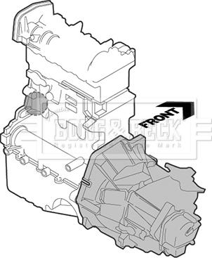 Borg & Beck BEM3595 - Sospensione, Motore autozon.pro