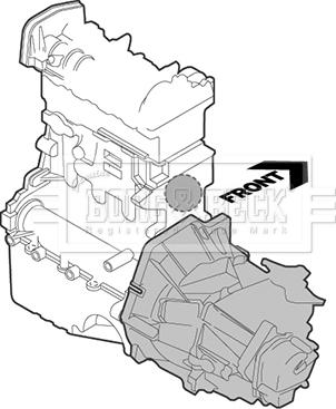 Borg & Beck BEM3490 - Sospensione, Motore autozon.pro