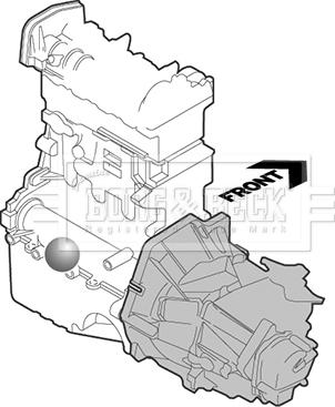 Borg & Beck BEM4391 - Sospensione, Motore autozon.pro