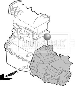 Borg & Beck BEM3460 - Sospensione, Motore autozon.pro