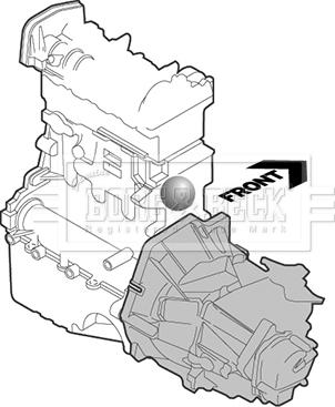 Borg & Beck BEM3599 - Sospensione, Motore autozon.pro