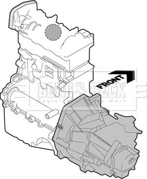 Borg & Beck BEM3604 - Sospensione, Motore autozon.pro