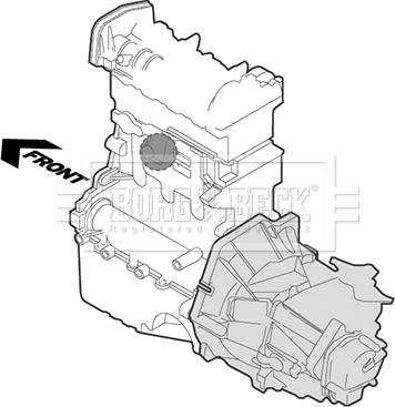 Borg & Beck BEM3635 - Sospensione, Motore autozon.pro