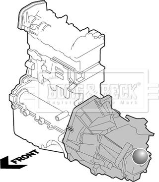 Borg & Beck BEM3837 - Sospensione, Motore autozon.pro