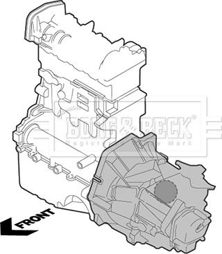 Borg & Beck BEM3242 - Sospensione, Motore autozon.pro