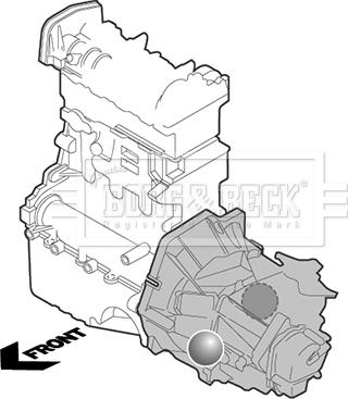 Borg & Beck BEM3003 - Sospensione, Motore autozon.pro