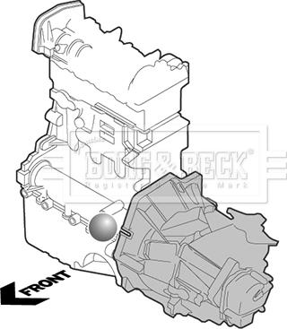 Borg & Beck BEM4463 - Sospensione, Motore autozon.pro