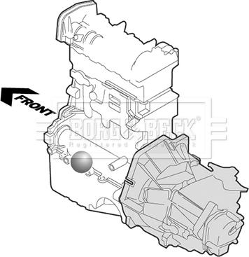 Borg & Beck BEM3862 - Sospensione, Motore autozon.pro