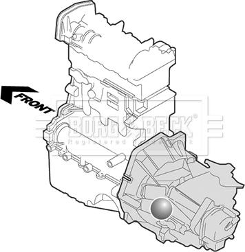 Borg & Beck BEM3172 - Sospensione, Motore autozon.pro