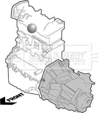 Borg & Beck BEM3892 - Sospensione, Motore autozon.pro