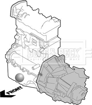 Borg & Beck BEM4318 - Sospensione, Motore autozon.pro