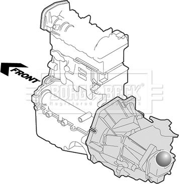 Borg & Beck BEM4227 - Sospensione, Motore autozon.pro