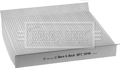 Borg & Beck BFC1046 - Filtro, Aria abitacolo autozon.pro