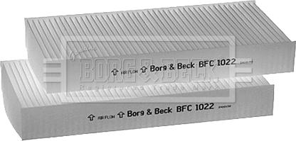 Borg & Beck BFC1022 - Filtro, Aria abitacolo autozon.pro