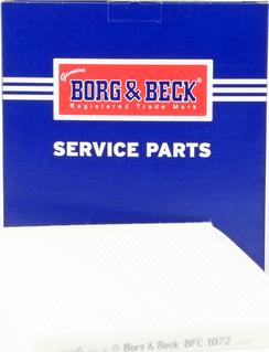 Borg & Beck BFC1072 - Filtro, Aria abitacolo autozon.pro