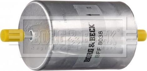 Borg & Beck BFF8038 - Filtro carburante autozon.pro