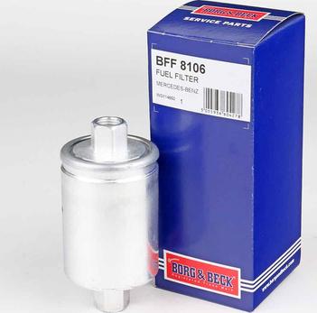 Borg & Beck BFF8106 - Filtro carburante autozon.pro