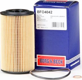 Borg & Beck BFO4042 - Filtro olio autozon.pro