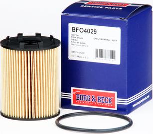 Borg & Beck BFO4029 - Filtro olio autozon.pro