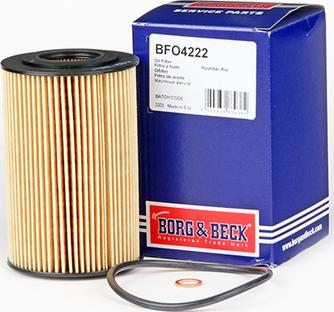 Borg & Beck BFO4222 - Filtro olio autozon.pro