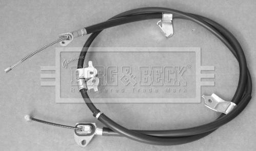 Borg & Beck BKB3743 - Cavo comando, Freno stazionamento autozon.pro