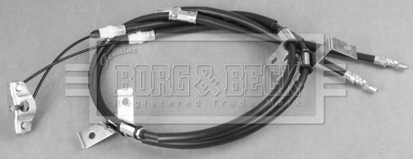 Borg & Beck BKB3756 - Cavo comando, Freno stazionamento autozon.pro