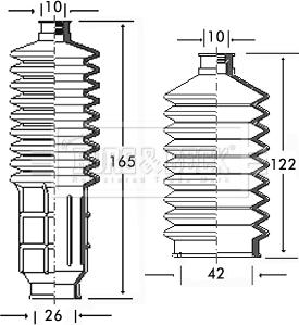 Borg & Beck BSG3029 - Kit soffietto, Sterzo autozon.pro