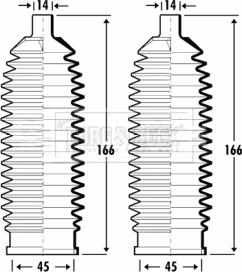 Borg & Beck BSG3351 - Kit soffietto, Sterzo autozon.pro