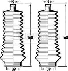 Borg & Beck BSG3358 - Kit soffietto, Sterzo autozon.pro