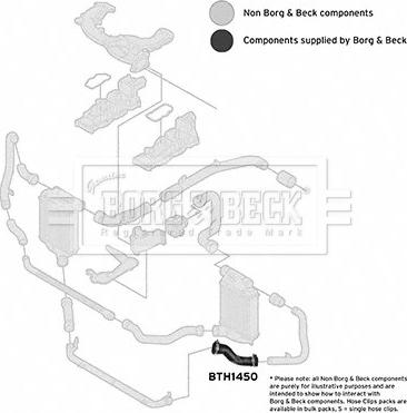 Borg & Beck BTH1450 - Flessibile aria alimentazione autozon.pro