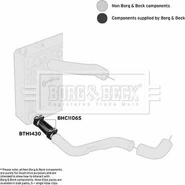 Borg & Beck BTH1430 - Flessibile aria alimentazione autozon.pro