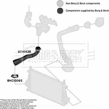 Borg & Beck BTH1438 - Flessibile aria alimentazione autozon.pro