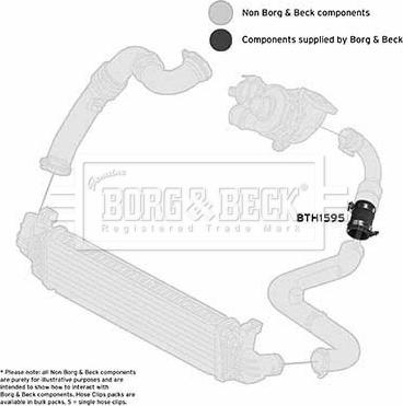 Borg & Beck BTH1595 - Flessibile aria alimentazione autozon.pro