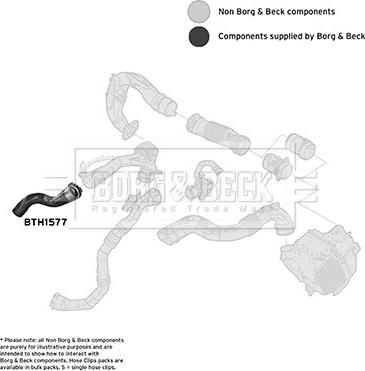 Borg & Beck BTH1577 - Flessibile aria alimentazione autozon.pro