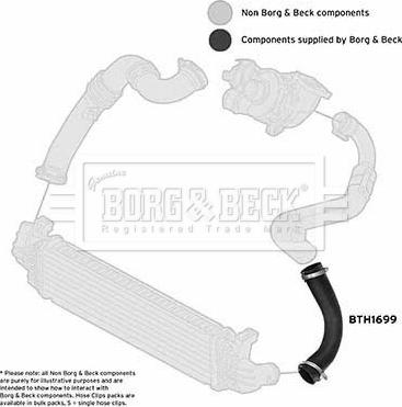 Borg & Beck BTH1699 - Flessibile aria alimentazione autozon.pro