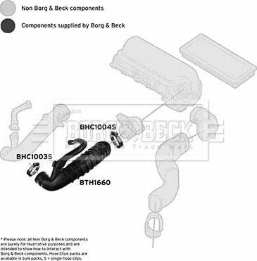 Borg & Beck BTH1660 - Flessibile d'aspirazione, Filtro aria autozon.pro
