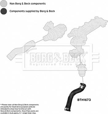 Borg & Beck BTH1673 - Flessibile aria alimentazione autozon.pro