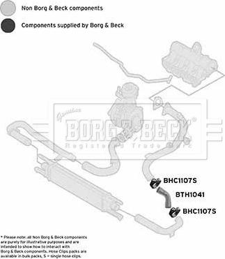 Borg & Beck BTH1041 - Flessibile aria alimentazione autozon.pro