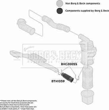 Borg & Beck BTH1059 - Flessibile d'aspirazione, Filtro aria autozon.pro