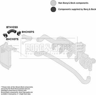 Borg & Beck BTH1050 - Flessibile aria alimentazione autozon.pro