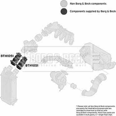 Borg & Beck BTH1051 - Flessibile aria alimentazione autozon.pro