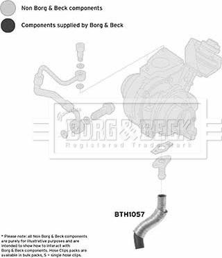 Borg & Beck BTH1057 - Flessibile aria alimentazione autozon.pro